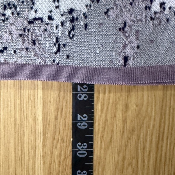 Wynne Collection Tank top Sweater Women's Sz L Purple Abstract Artsy - Picture 6 of 10